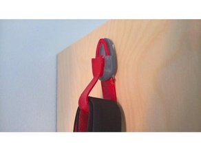 flexible mounting hooks organization hook wall mount 3d print model - Mito3D