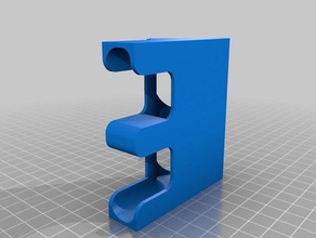 soporte doble extrusor 3d printer extruders 3d print model - Mito3D