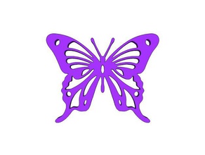 papillon 57 art bug le les insectes wslab 3d print model - Mito3D