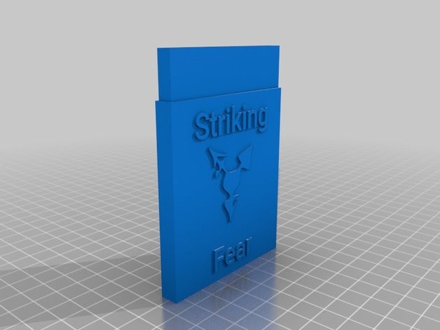 de la peur jeux personnalisé 3D print model - Mito3D