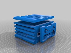 thwomp nes caso pi 3 A impressão 3d raspberry 3d print model - Mito3D