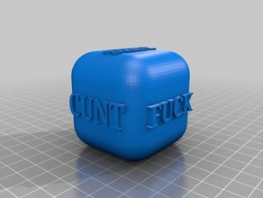 george carlin's calibration cube 3d printing tests test printer 3d print model - Mito3D