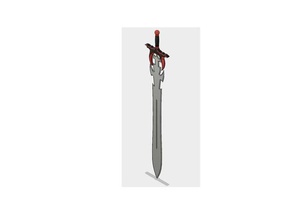 dark sword 3d-drucken 3d print model - Mito3D