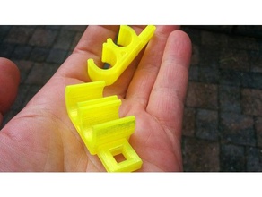scuba diving regulator hose clip 3d print model - Mito3D