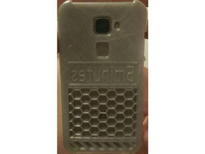 huawei g8 v31 phone case honeycomb riffle pattern mobile 3d print model - Mito3D