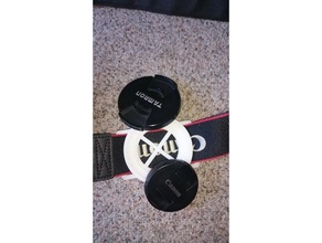 49mm 62mm camera lens cap holder 3d print model - Mito3D
