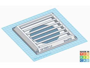 external vent outdoor & garden dryer ventilation 3d print model - Mito3D