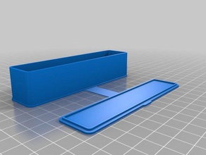 personnalisé cas rectangulaire 2 les conteneurs 3d print model - Mito3D