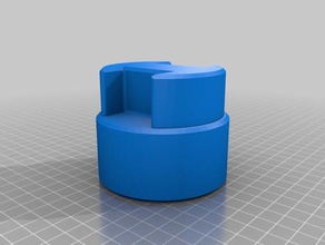 adaptateur bobines robox verser microdelta retravailler Imprimante 3d accessoires bobine microdeltarework la spoolholder support de 3d print model - Mito3D
