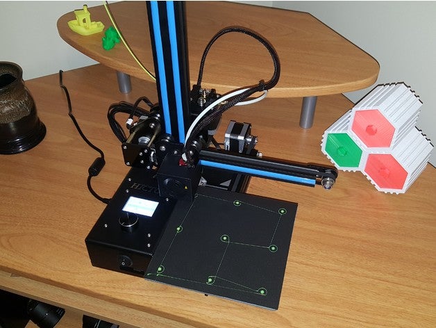 1 minuto de cama nível testes 150mm & 200mm camas A impressão 3d auto nivelamento a buildtak vidro aquecida o teste 3D print model - Mito3D