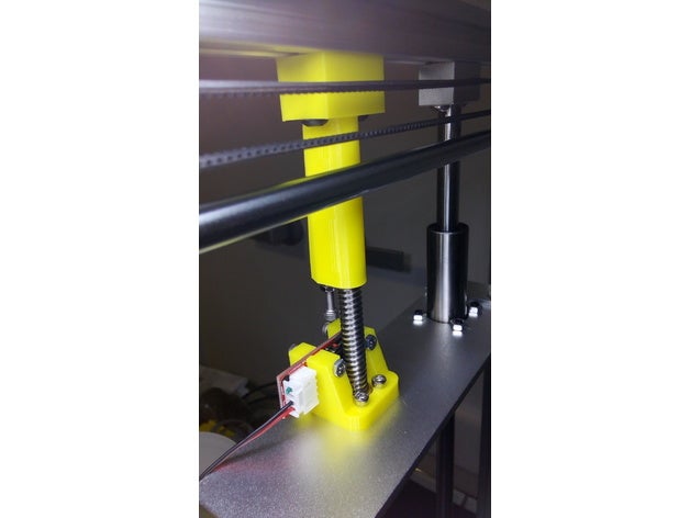 -z endstop mount - flyingbear p902 3d printer parts adjustable z 3D print model - Mito3D