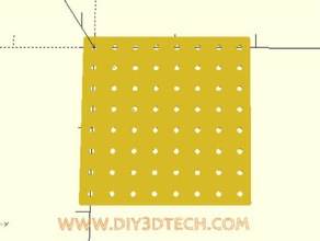 pegboard holes utility parts peg hook mount tools pegs board 3d print model - Mito3D