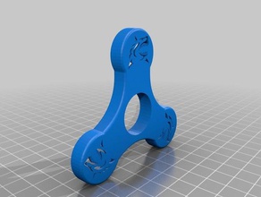 fidget spinner shark mekanik oyuncaklar oyuncak köpekbalığı haftası 3d print model - Mito3D