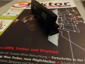 voltmeter Halterung - Elektronik Halter 3d print model - Mito3D