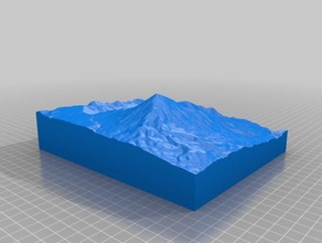 mount damavand 3d print model - Mito3D