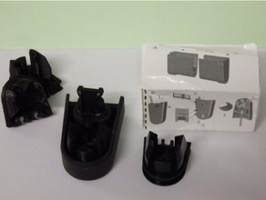 faac - tranche s curit resistive xs55 resistance support part xsp r82 replacement parts 3d print model - Mito3D