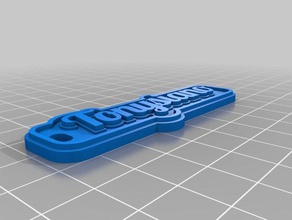 tonysiano Anahtarlık özelleştirilmiş 3d print model - Mito3D
