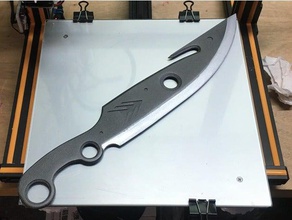 destiny hunter knife props game weapon 3d print model - Mito3D