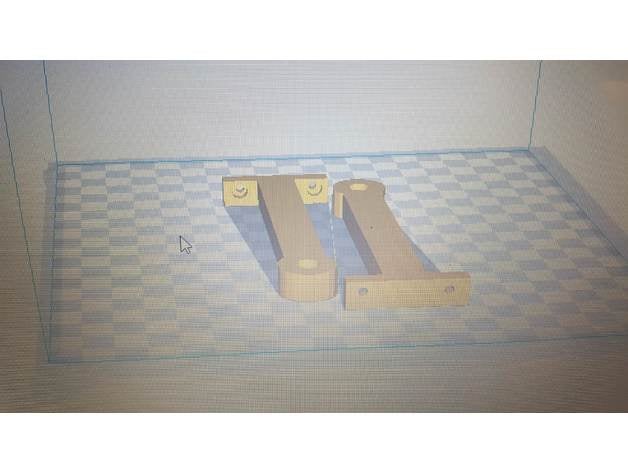 fissazione sfaccettate Stampante 3d accessori supporto bobine 3D print model - Mito3D