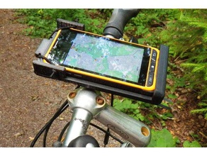 bicycle holder ulefone armor mobile phone mount smartphone 3d print model - Mito3D