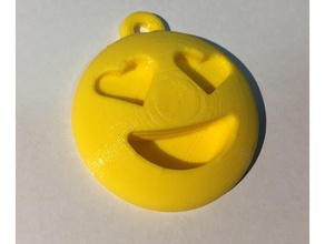 emoji de cœur, comme les yeux signes et logos 3d print model - Mito3D