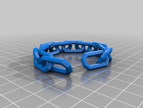 12 links chain customized 3d print model - Mito3D