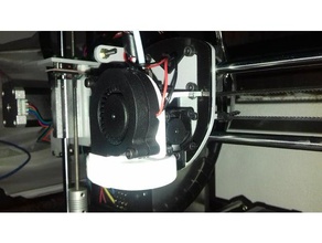 layer fan duct makerparts 3d printer parts radial 3d print model - Mito3D