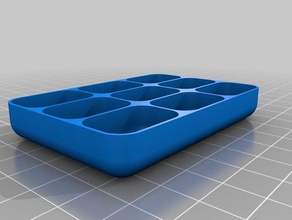 mini bandeja de cubos hielo organización personalizado 3d print model - Mito3D
