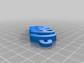 kaychain carla organization customized 3d print model - Mito3D