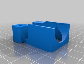 hipercubo e3d abrazadera+ventilador Impresora 3d de las piezas 3d print model - Mito3D