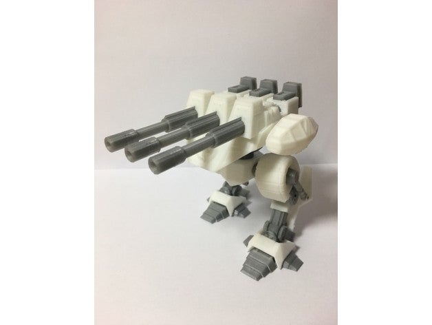 gdi juggernaut-Artillerie-walker cnc-3 Spiele Befehl erobern 3D print model - Mito3D
