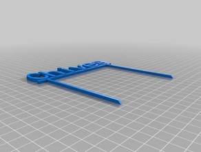 la ciboulette les signes et logos personnalisé 3d print model - Mito3D