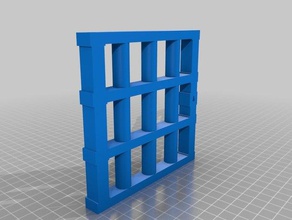 porte square bâtiments et structures 3d print model - Mito3D