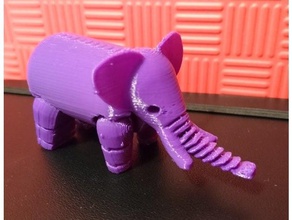 elephant ruotato di 90 giochi e giocattoli sculpto 3d print model - Mito3D