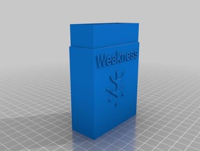 weaknes games customized 3d print model - Mito3D