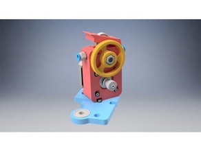 el cinturón de seguridad en extrusor Impresora 3d extrusoras bowden geeetech i3 3d print model - Mito3D