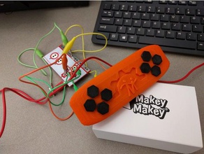 makey makey-video-game-controller 3d-drucken design Spaß game-controller makeymakey Kratzer video-Spiel video-game-controller 3d print model - Mito3D