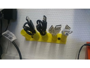 usb-Kabel, Halter Werkzeug-Halterungen & - Boxen Kabel Kabel-management aufladen r c usb usb-Kabel 3d print model - Mito3D