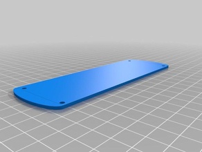 replicator plate- lcd + keypad cover 3d printing 3d print model - Mito3D