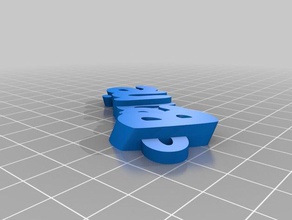 bennie i portachiavi su misura 3d print model - Mito3D