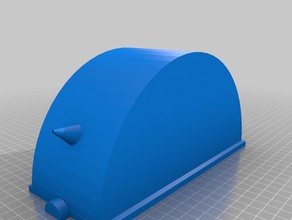 round enclosed spool holder 3d printer accessories 3d print model - Mito3D