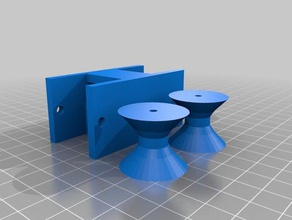 filament guide roller 3d-Drucker Teile filament-clip filament-guide filament-Halter 3d print model - Mito3D