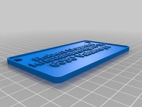 il mio personalizzata targa remix segni e loghi su misura 3d print model - Mito3D