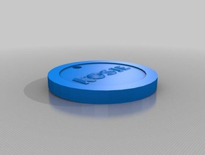 rosie dog tag pièces et badges 3d print model - Mito3D