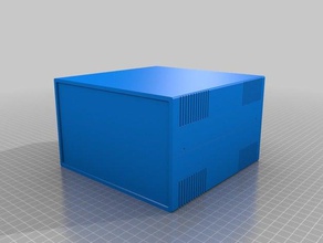 50v15a de la fuente alimentación inferior caja electrónica personalizado 3d print model - Mito3D