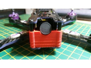 eachine wizard x220 fpv camera cradle 3d printer parts drone mount 3d print model - Mito3D