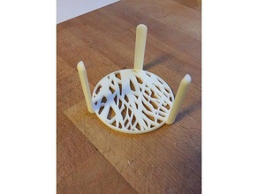 support tree coaster kitchen & dining 3d print model - Mito3D