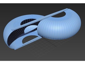 dikey rüzgar türbini mühendislik yeldeğirmeni 3d print model - Mito3D