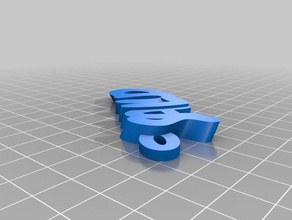 salud llaveros personalizado 3d print model - Mito3D