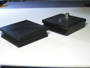 stativplatte peças de substituição kamerastativ stativ tripé adaptador do 3d print model - Mito3D